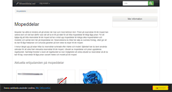 Desktop Screenshot of mopeddelar.net
