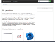 Tablet Screenshot of mopeddelar.net